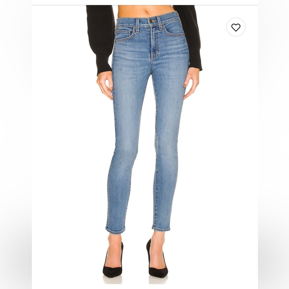 High rise skinny jeans